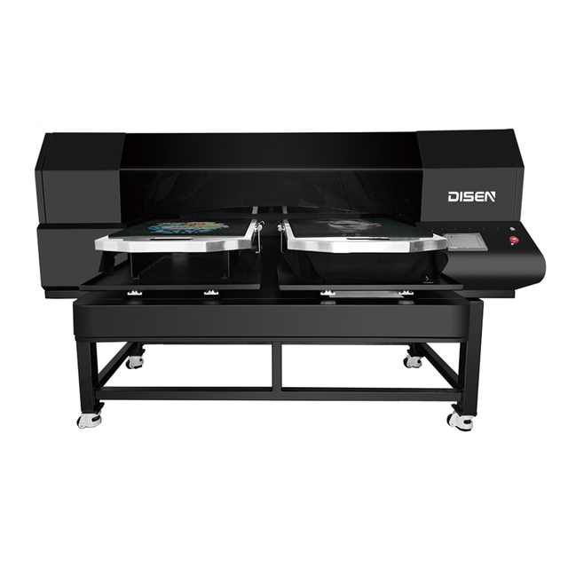 DS-Y4050 Double-station Dtg การพิมพ์ขนาดใหญ่เครื่องพิมพ์ DTG พร้อม 4PCS I3200 หัวพิมพ์