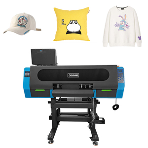 ตรงไปยังฟิล์ม 60 ซม. DTF เครื่องพิมพ์ 5-6 หัวพิมพ์สำหรับการพิมพ์เสื้อยืด DTF Inkjet Printer เครื่องพิมพ์หลากสี