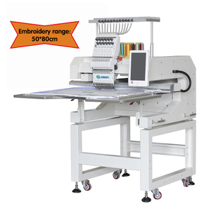 เครื่องปักหัวเดียวแบบบริดจ์ พื้นที่ปัก 50*80