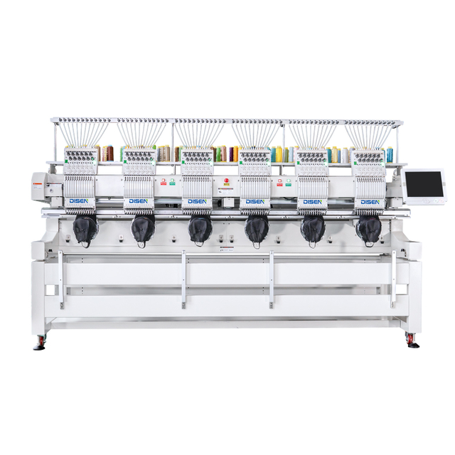 DS-J1206 เครื่องปักหลายหัวด้วยคอมพิวเตอร์ความเร็วสูงสำหรับงานศิลปะ