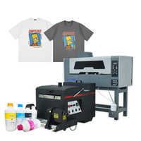 เครื่องพิมพ์ Disame A3 DTF พร้อมเครื่องพิมพ์เสื้อยืดการถ่ายเทความร้อนแบบ Powder Shaker