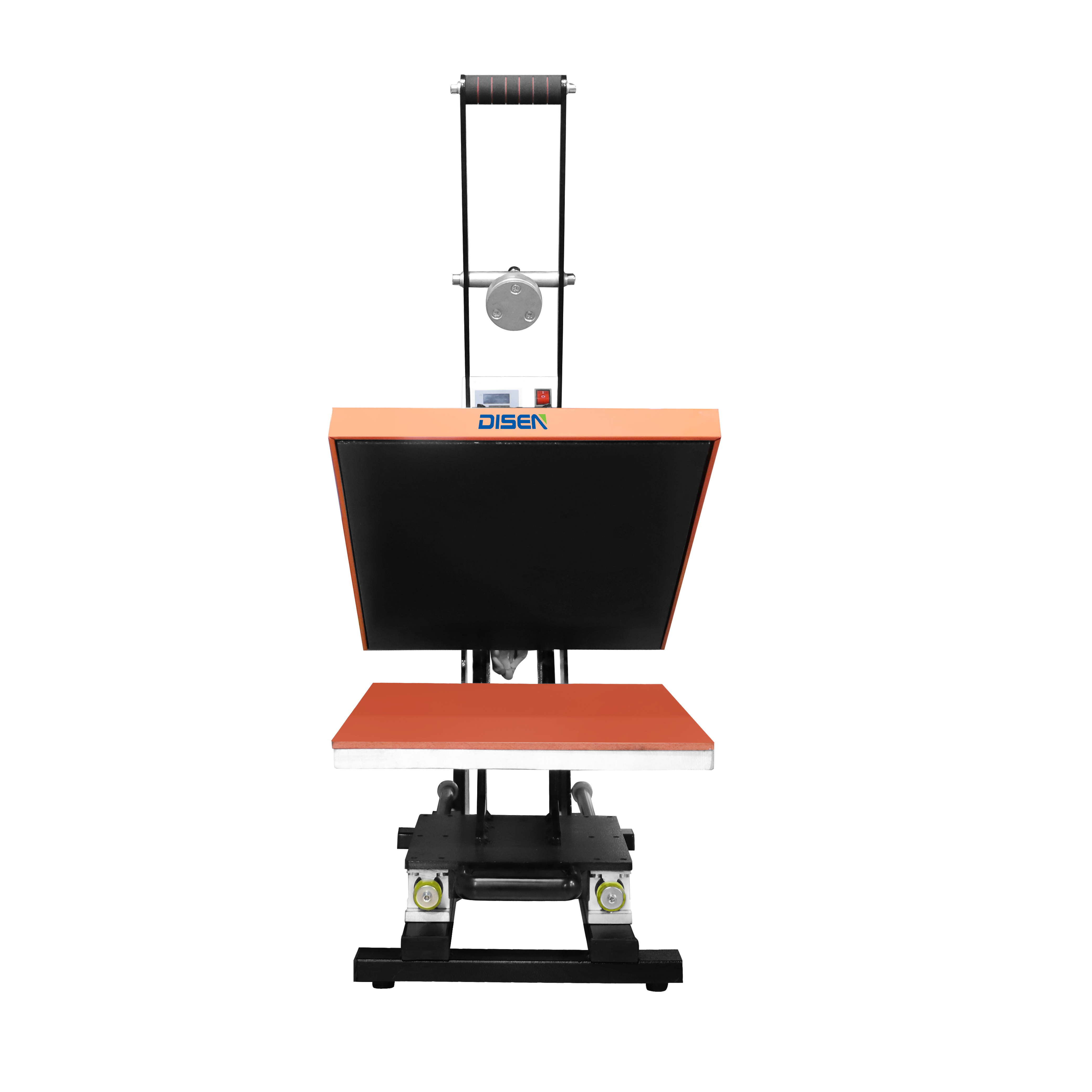 DS-5B 40x60 เครื่องถ่ายโอนผ้าเสื้อยืดระเหิดเครื่องกดความร้อนแบบ Flatbed