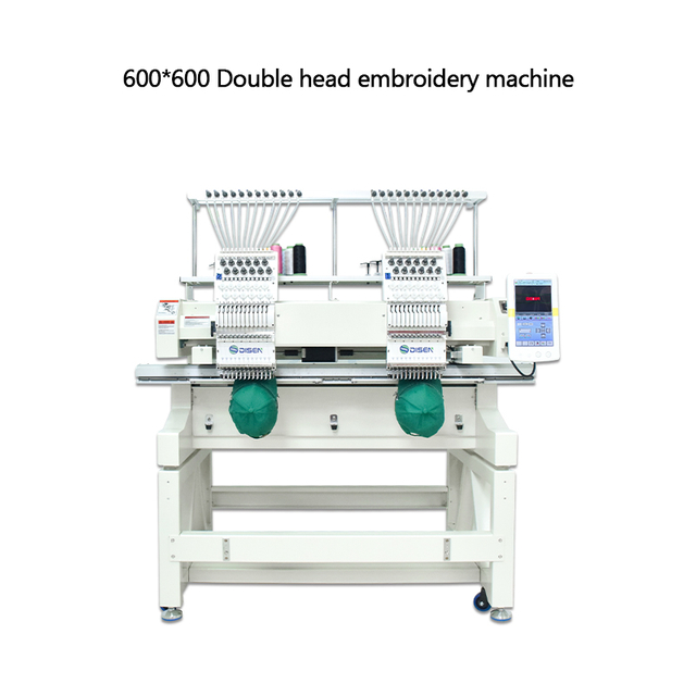 Disen 600*600mm Double Head เครื่องปักคอมพิวเตอร์